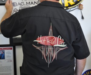ShirtThe latest Hot Rod Life work shirt designed by World Famous Pinstriper Von Hot Rod!